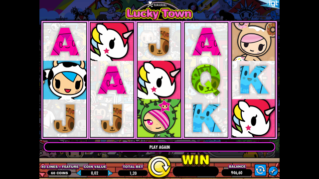 Популярный аппарат Tokidoki Lucky Town