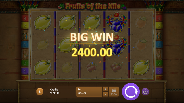 Игровой слот Fruits Of The Nile