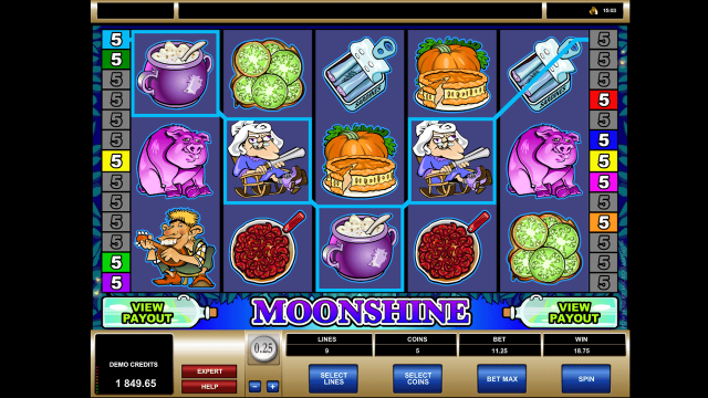 Онлайн аппарат Moonshine