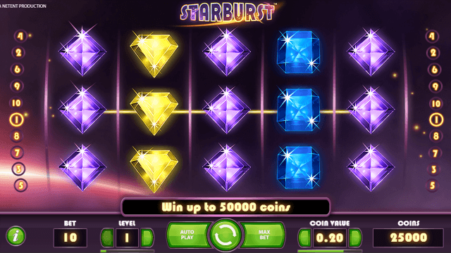 Популярный слот Starburst
