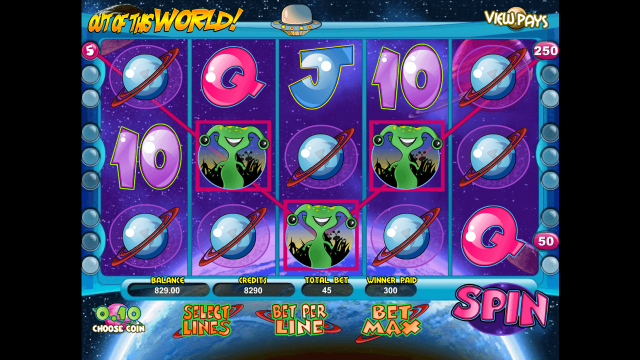 Игровой аппарат Out Of This World