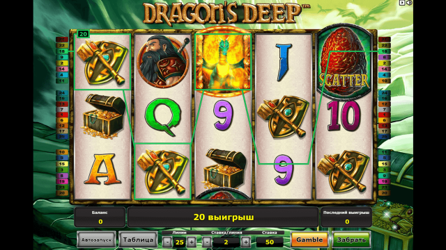 Популярный аппарат Dragon's Deep