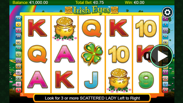 Онлайн аппарат Irish Eyes