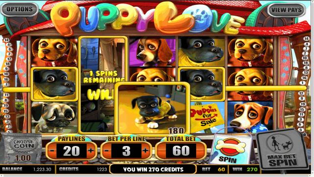 Игровой автомат Puppy Love