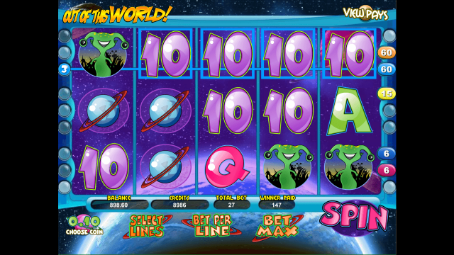 Игровой аппарат Out Of This World