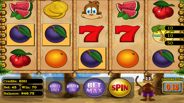 Игровой аппарат Monkey Money
