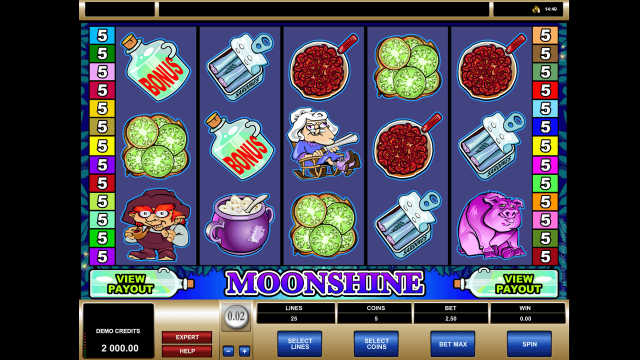 Популярный слот Moonshine
