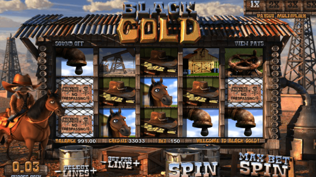 Популярный автомат Black Gold