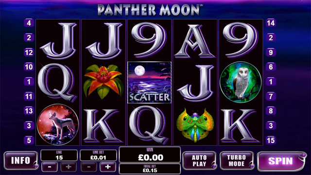 Онлайн слот Panther Moon