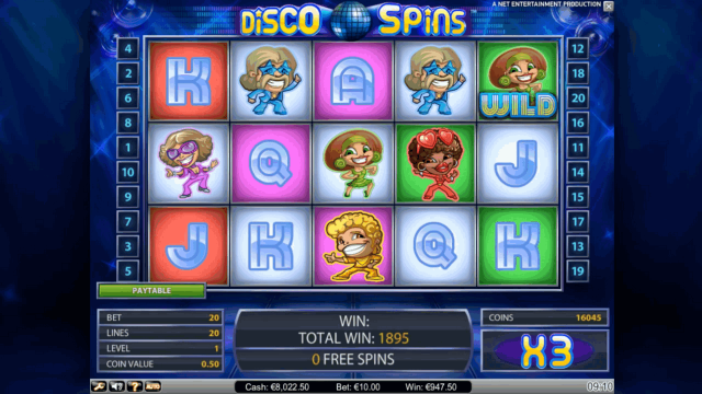 Игровой автомат Disco Spins