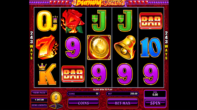 Игровой слот Burning Desire