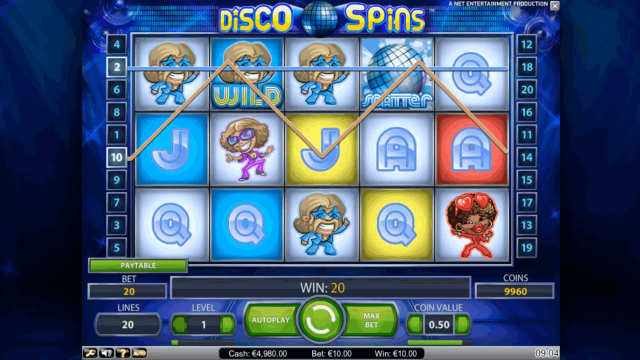Популярный автомат Disco Spins