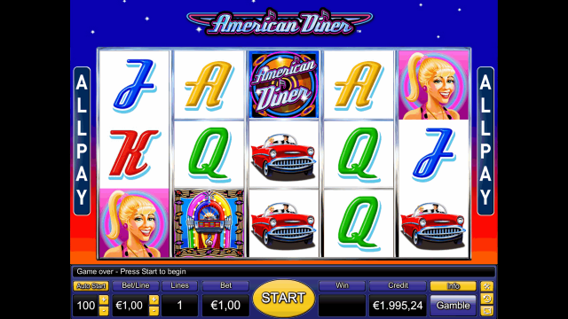 Онлайн аппарат American Diner