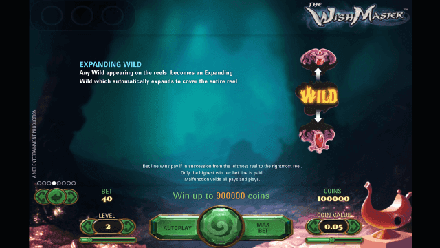 Игровой аппарат The Wish Master