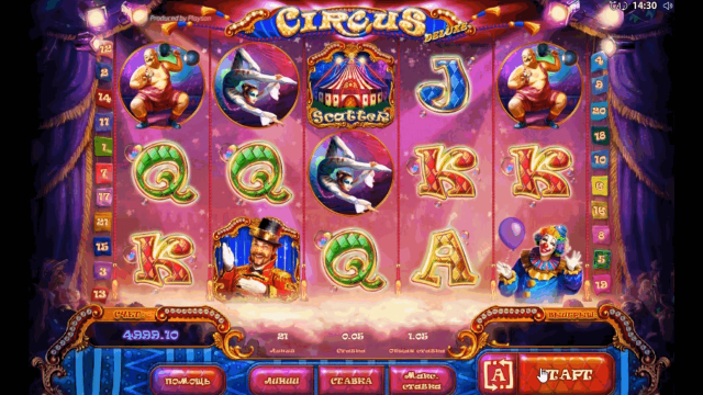 Онлайн слот Circus