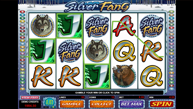 Онлайн слот Silver Fang
