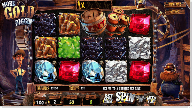 Игровой автомат More Gold Diggin'