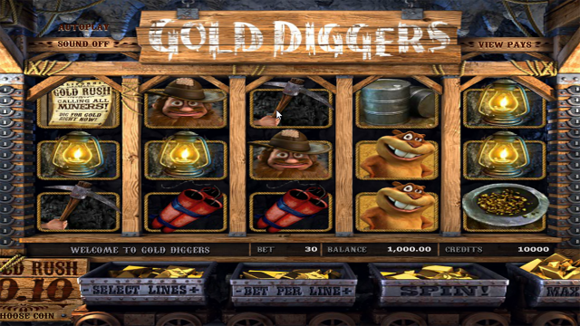 Популярный аппарат Gold Diggers