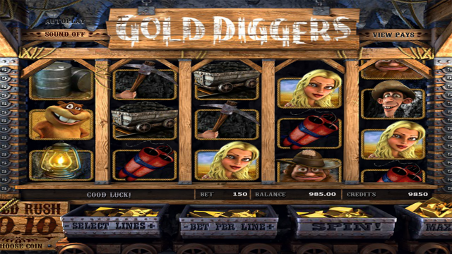 Онлайн автомат Gold Diggers