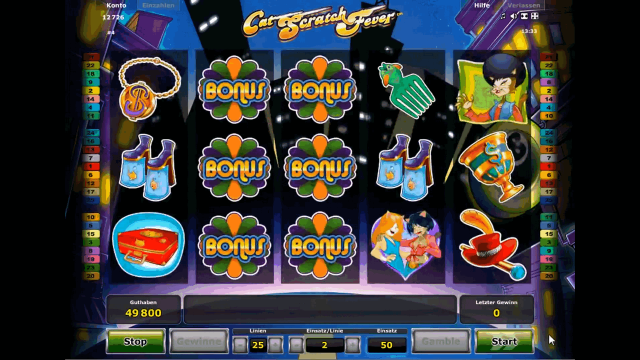 Игровой автомат Cat Scratch Fever