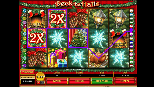 Популярный слот Deck The Halls