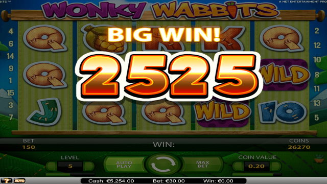 Онлайн слот Wonky Wabbits