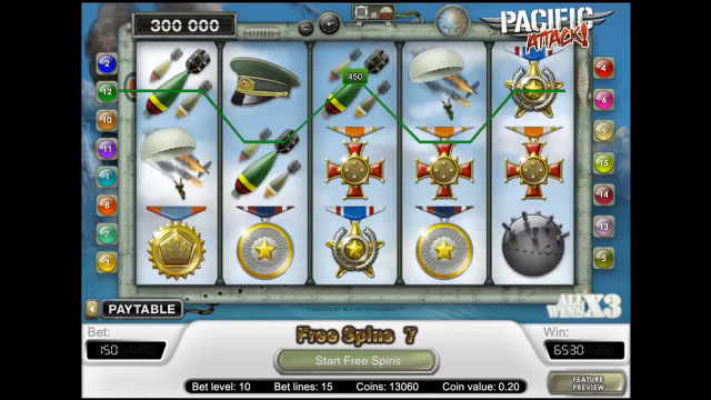 Онлайн аппарат Pacific Attack