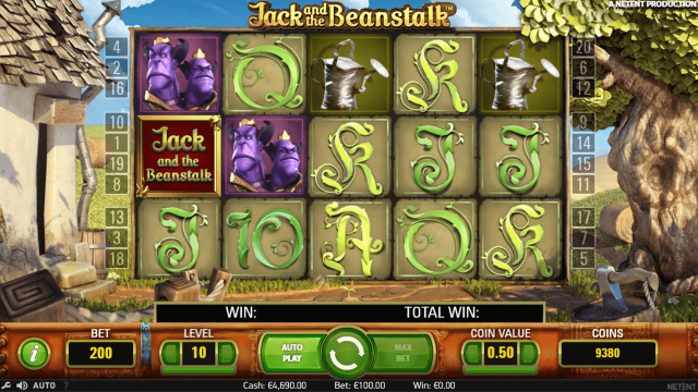 Игровой слот Jack And The Beanstalk
