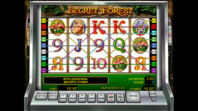 Популярный автомат Secret Forest