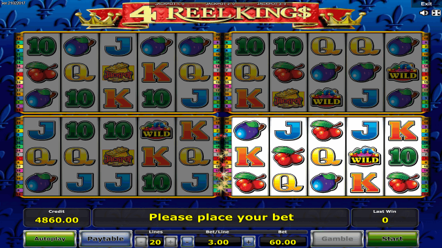 Онлайн автомат 4 Reel Kings