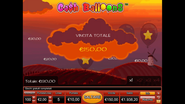 Онлайн автомат Cash Balloons