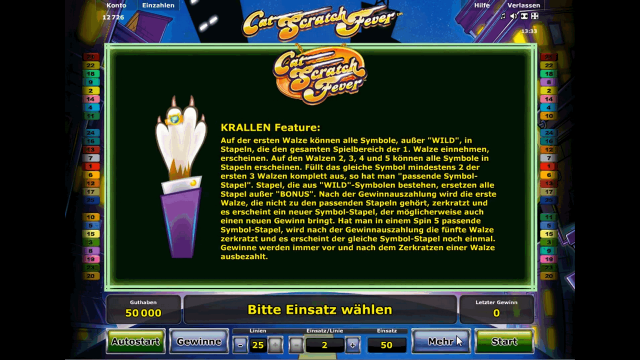 Игровой аппарат Cat Scratch Fever