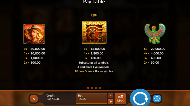 Игровой аппарат Treasures Of Tombs: Hidden Gold