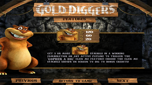Игровой аппарат Gold Diggers