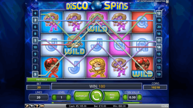 Онлайн аппарат Disco Spins