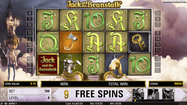 Игровой автомат Jack And The Beanstalk