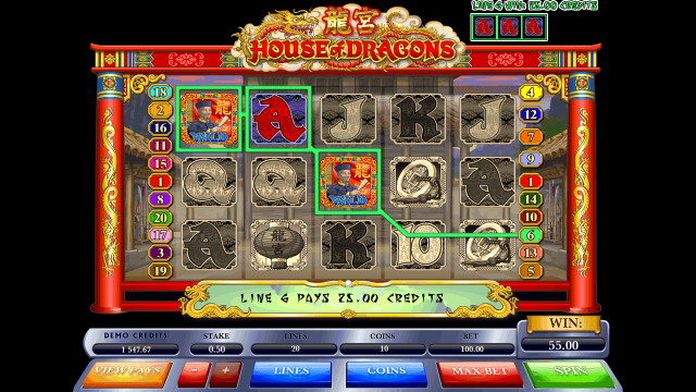 Игровой аппарат House Of Dragons