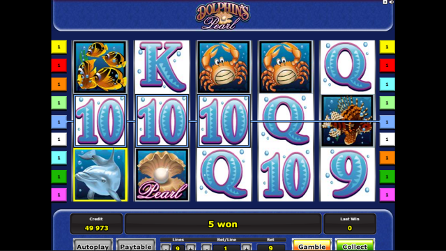 Игровой аппарат Dolphin's Pearl
