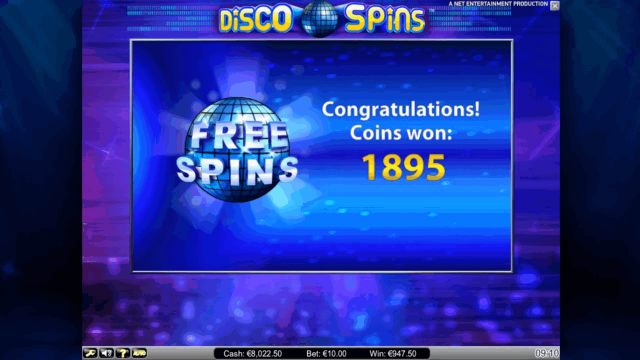Игровой аппарат Disco Spins