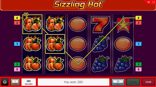 Игровой автомат Sizzling Hot