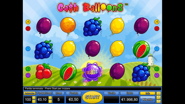 Популярный аппарат Cash Balloons