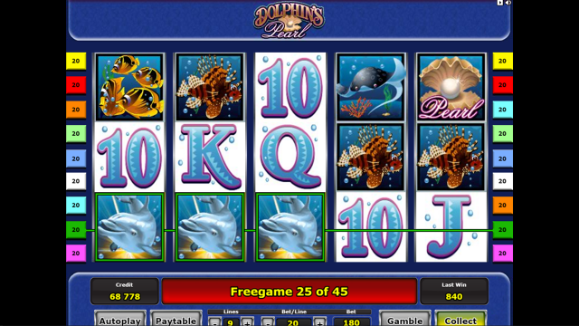 Игровой слот Dolphin's Pearl
