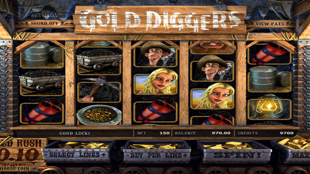Онлайн аппарат Gold Diggers