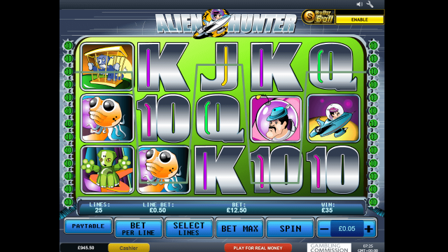 Игровой слот Alien Hunter