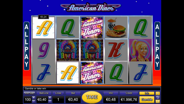 Популярный автомат American Diner