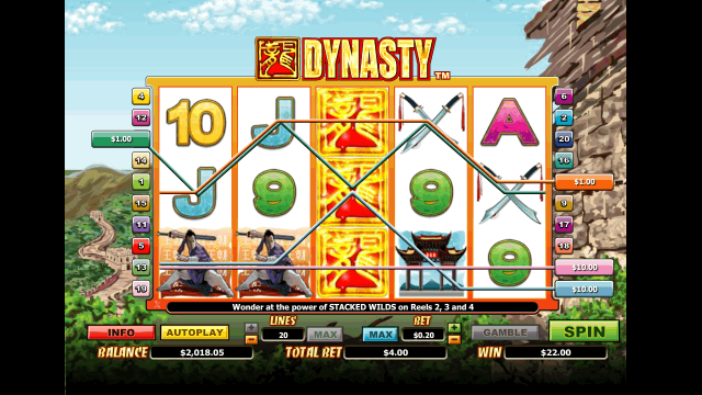 Онлайн слот Dynasty