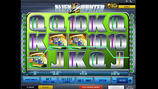 Игровой слот Alien Hunter