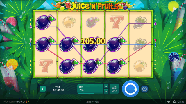 Игровой автомат Juice 'N' Fruits
