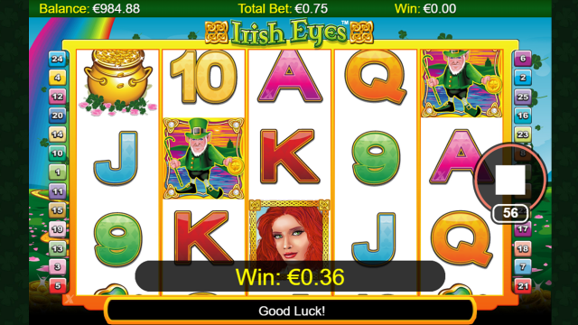 Онлайн аппарат Irish Eyes