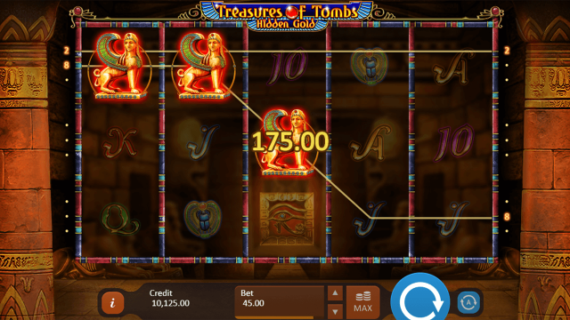 Онлайн автомат Treasures Of Tombs: Hidden Gold